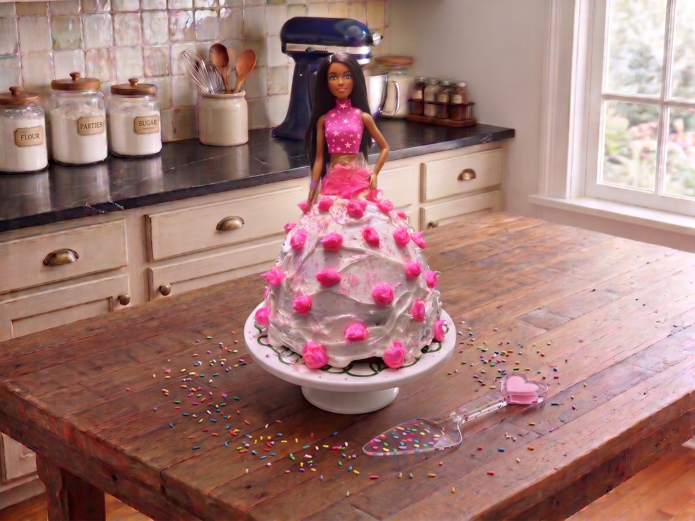 Barbie Cake from Crouch Manor Confectionary
