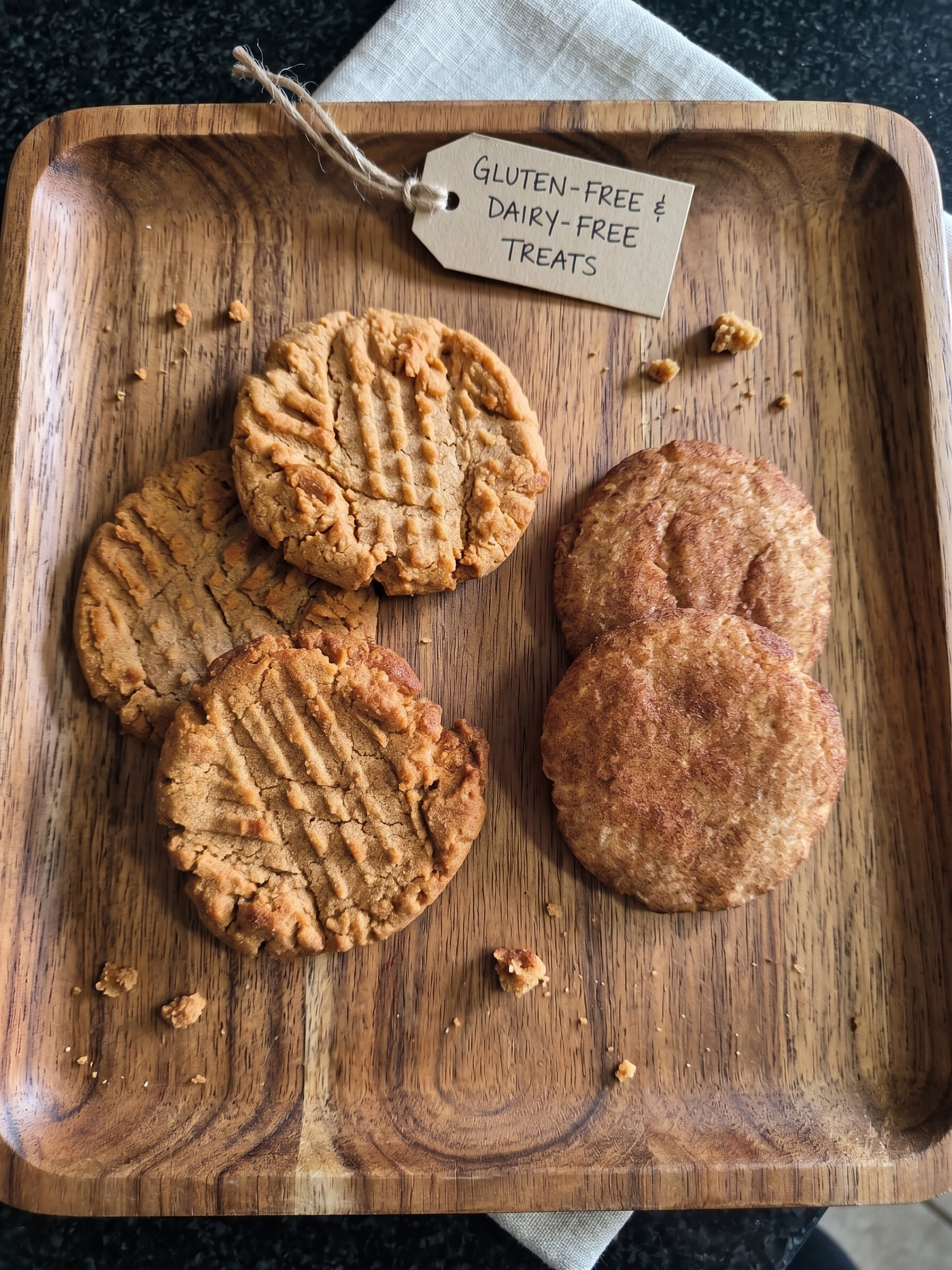 Gluten Free, Dairy Free Cookies made by Crouch Manor Confectionary
