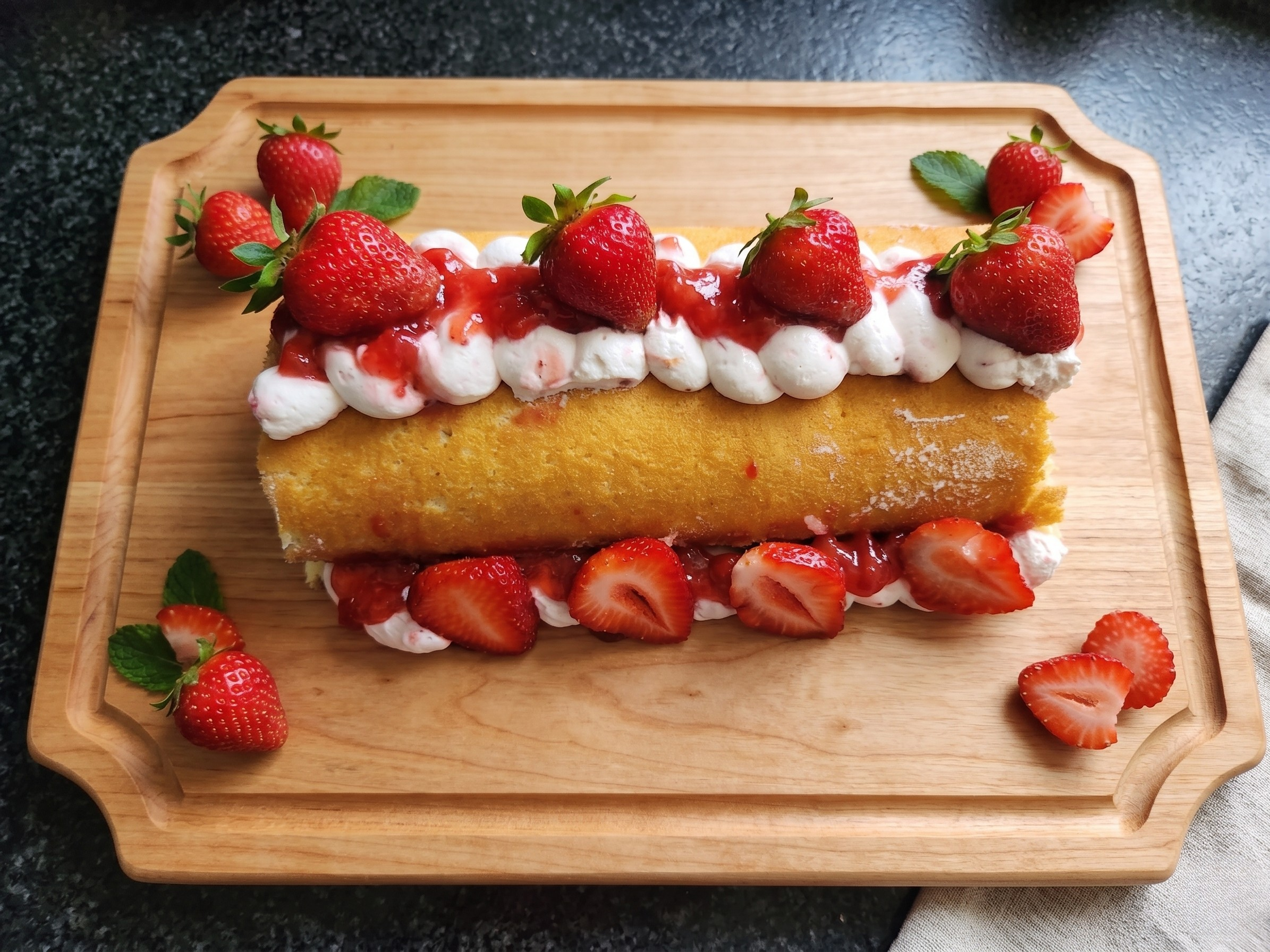 Strawberry Roll from Crouch Manor Confections