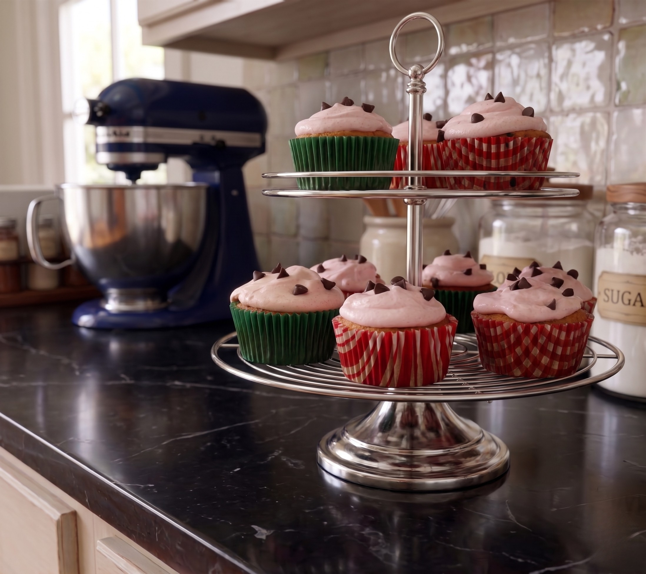 Watermelon Cupcakes from Crouch Manor